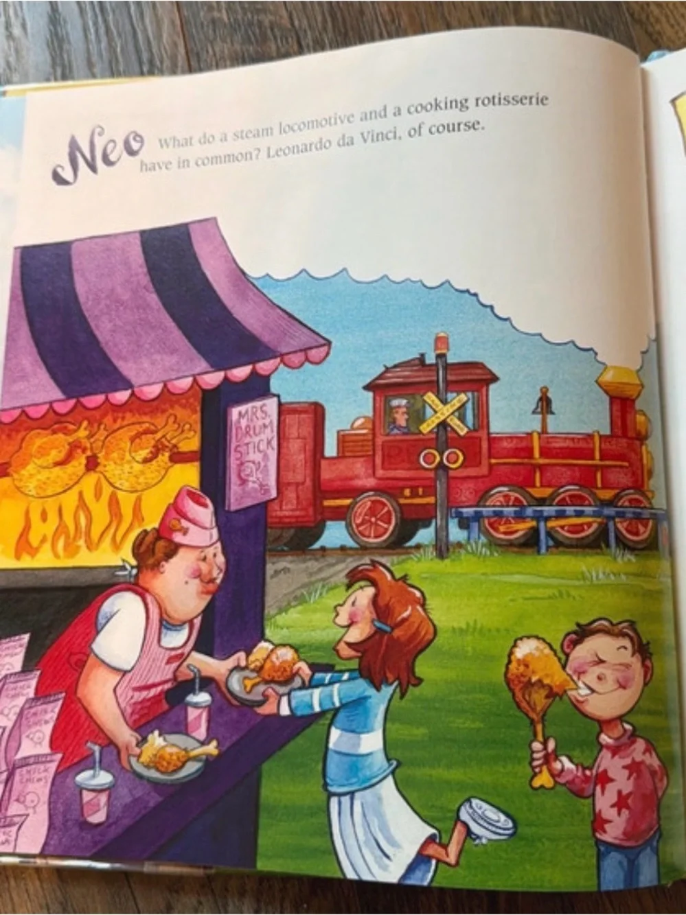 Neo Leo The ageless Ideas of Leonardo Da Vinci by Gene Barretta illustrated